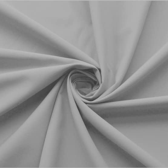 Ruffled Bed Skirt with Split Corners-Dust Ruffle - 21" Drop 100% Microfiber Soft,Sheen & Luxurious Look - Bed Skirts (Light Grey -Twin)