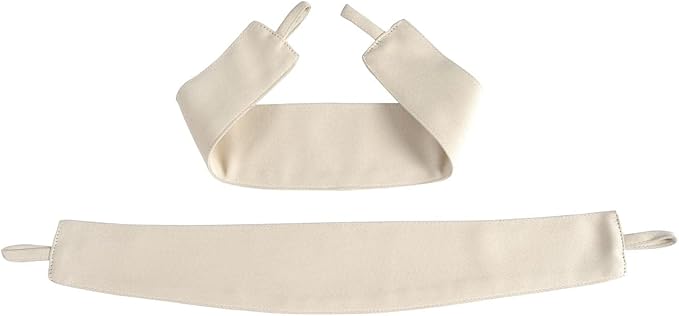 MIUCO Room Darkening Grommet Blackout Window Curtains Panels for Bedroom Set of 2 52x84 Inch Begie, Bonus 2 Tie Backs Included