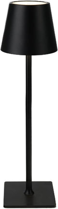 Cordless Table Lamp, Rechargeable Table Lamp with Touch Dimmable Control, Portable LED Desk Lamp for Indoor Patio (Black-Rectangle, 1)