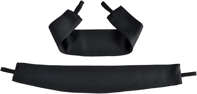 MIUCO 1 Pair Thermal Insulated Grommet 52-Inch-by-84-Inch Blackout Window Curtain Panels with 2 Tie Backs, Black