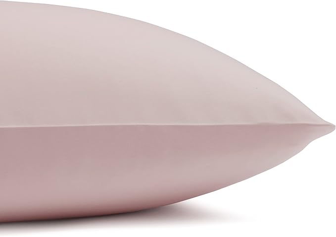 Amazon Basics Lightweight Super Soft Easy Care Wrinkle Free Microfiber 3 Piece Bed Sheet Set with 14-Inch Deep Pockets, Twin, Blush Pink, Solid, Kids, Men & Women Bedding