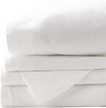 Red Land Cotton Luxury Sheet Set | 100% American Grown Cotton Basics | Premium Hotel Ultra-Soft Lightweight 4 Piece USA Made Deep Pocket Fitted, Flat Sheet, & Pillowcases Percale Weave (Twin/White)