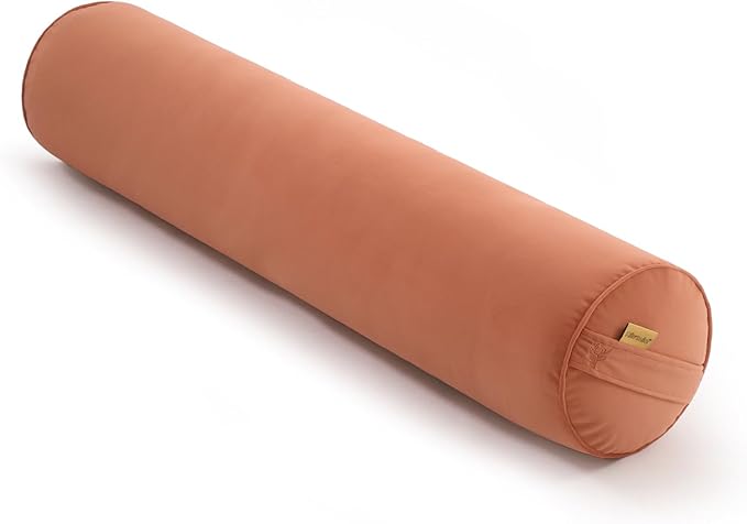 Cuddle Pillow – Body Pillow for Adults, Long Bolster Pillow for Bed, Soft & Supportive for Restful Sleep,39.37 x 7.87 Inches,Amber Orange