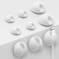 Phone Charger Cord Holder, Mini Cable Clips Wire Organizer, Cable Management for Desk, Office and Nightstands, 9 PCS