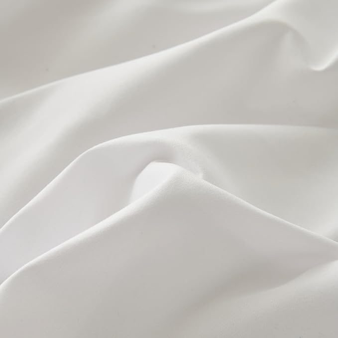 Bed Skirt King Size Ruffled Bed Skirt with Split Corners, Bed Skirts 12 Inch Drop, King Size Bed Skirting with Platform, White, 12'' King