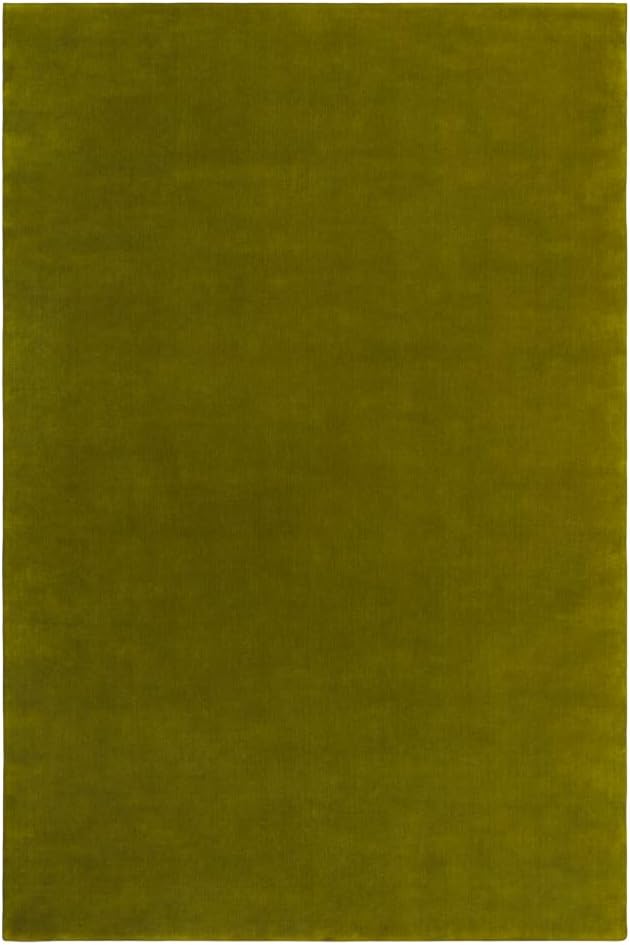 Hand-Tufted Wool Runner Area Rug – Soft Premium Wool Carpet for Living Room, Bedroom & Home Décor – 2.6X14 ft| Milano Green – Durable, Non-Slip Backing, Handcrafted Rug