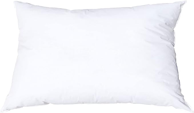 Pillowflex Synthetic Down Pillow Insert - 12x40 Down Alternative Pillow, Ultra Soft, Large Rectangle Body Sleeping Pillow, Lumbar, Long, Back - 1 Decorative Pillow Form