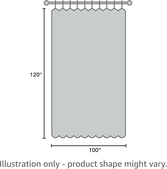 Joydeco Linen Blackout Curtains for Bedroom - 100% Light Blocking 1 Panels, Black Drapes 100" W x 120" L, Thermal Insulated Room Darkening Curtains for Living Room, Rod Pocket & Back Tabs