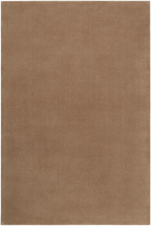 Hand-Tufted Wool Rectangle Area Rug – Soft Premium Wool Carpet for Living Room, Bedroom & Home Décor – 12X18 ft| Chestnut – Durable, Non-Slip Backing, Handcrafted Rug