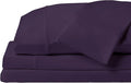 SHEEX - Original Performance Sheets Set (Queen) Royal Plum - Cooling Sheets - Moisture Wicking - 1 Flat Cooling Sheet, 1 Fitted Cooling Sheet, 2 Pillow Covers - Wrinkle Free - Sleep Aid