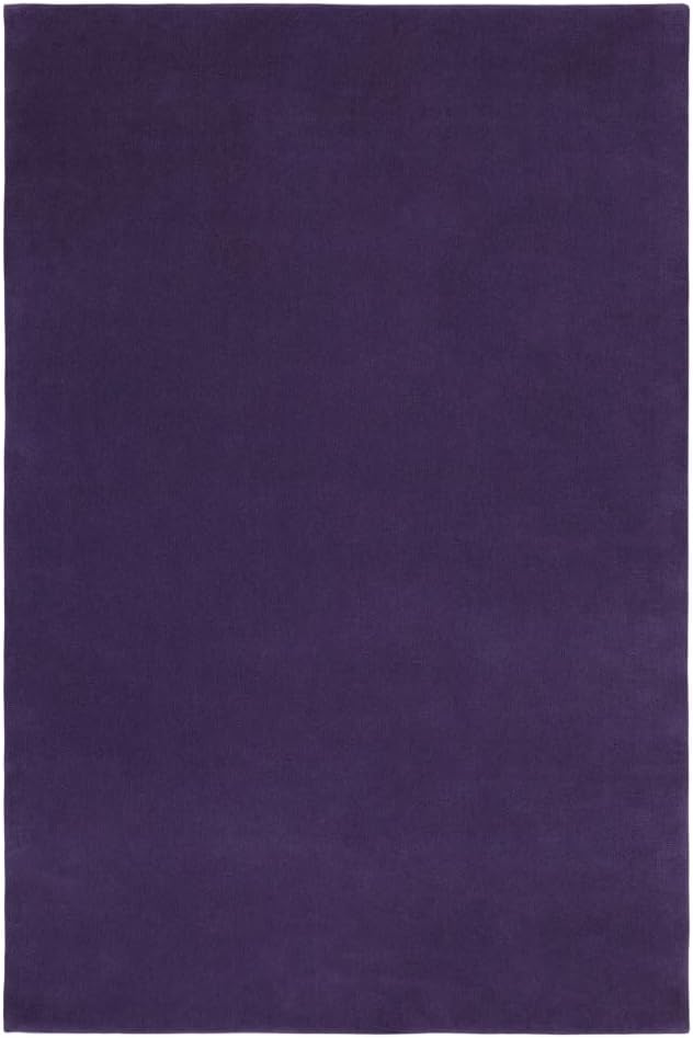 Hand-Tufted Wool Round Area Rug – Soft Premium Wool Carpet for Living Room, Bedroom & Home Décor – 13X13 ft| Lilac – Durable, Non-Slip Backing, Handcrafted Rug