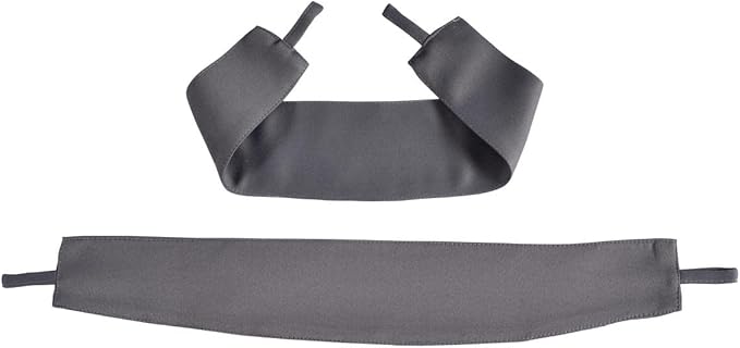 MIUCO 1 Pair Thermal Insulated Grommet 52-Inch-by-63-Inch Blackout Window Curtain Panels with 2 Tie Backs, Dark Grey