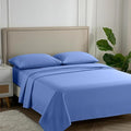 Carressa Linen 100% Egyptian Cotton Full Size Sheets - 600 Thread Count Full Size Egyptian Cotton Sheets (4 PC, Marine Blue), Soft, Cooling, 16" Deep Pocket Sateen Weave Luxury Hotel Bed Sheet Set