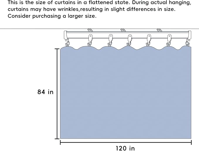 Room Divider Curtains Total Blackout Privacy Curtain Panel Room Thermal Insulated Noise Reduction Curtains for Bedroom Window Living Room Ceiling Track Curtain W 10 ft × H 7 ft Grey