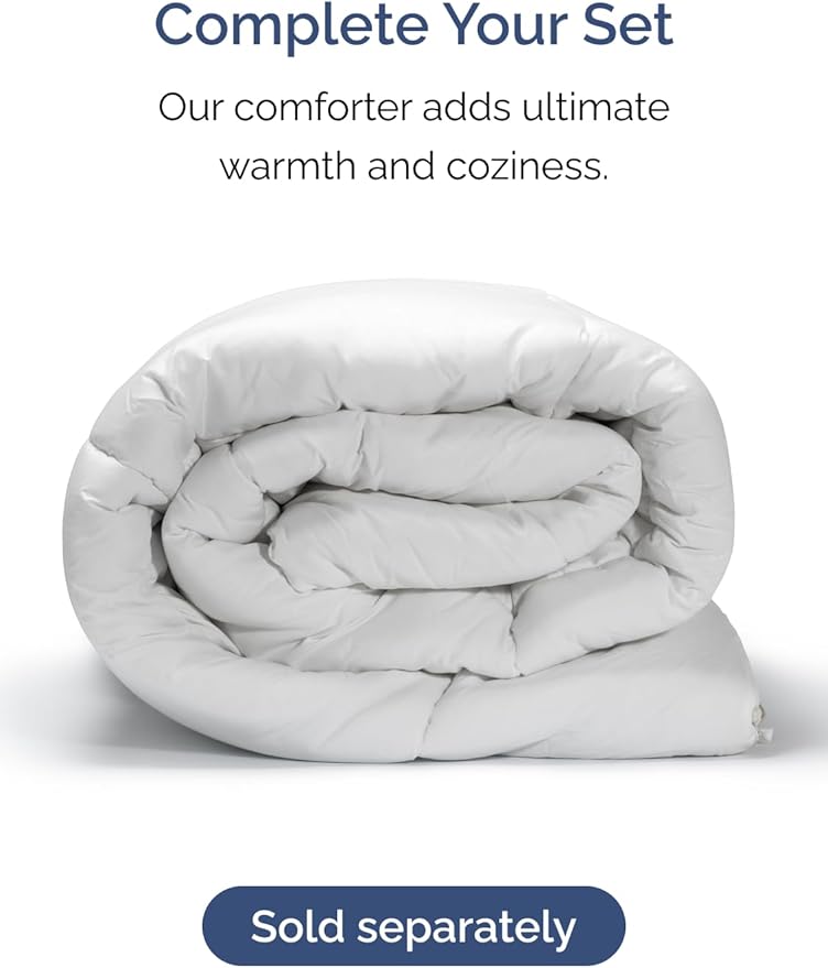 Extra Deep Split King Sheet Set - 7 Piece Breathable and Cooling Sheets - Hotel Luxury Bed Sheets Set - Easy Fit - Soft, Wrinkle Free and Comfy Sheets Set - Lavender Sheet Set with Extra Deep Pockets