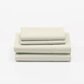 Cuddledown Dreamstead 100% Cotton Bed Sheets Set | 300 Thread Count | Luxurious Sateen Weave | Pure Combed Cotton | Soft | Wrinkle Resistant | 4 Piece Set | Birch | Queen | 60” x 80”