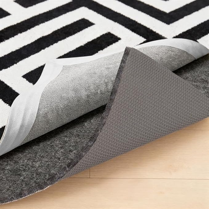 GORILLA GRIP Felt and Natural Rubber Stay in Place Slip Resistant Rug Pad, 1/8in Thick, 7x10 FT Protective Padding Under Area Rugs, Cushioned Gripper Pads, Carpet Runners, Hardwood Floors Protection