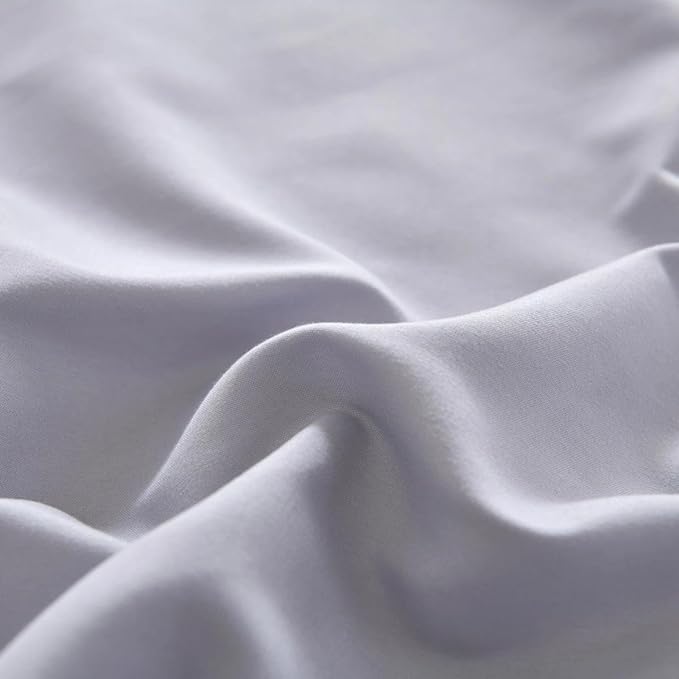 Bed Skirt Full Size Ruffled Bed Skirt with Split Corners, Full Bed Skirts 16 Inch Drop with Platform, 16'' Full, Silver Gray