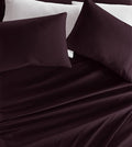 Linen Market Brushed Microfiber King Sheet Set 4 Piece – Oeko-TEX Certified Ultra Soft & Wrinkle-Free - 16" Deep Pocket Sheets - Easy Care King Size - Purple