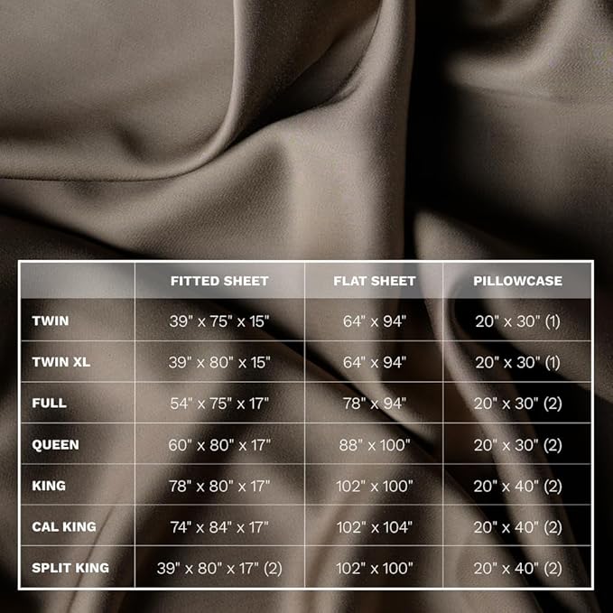 LUXOME 100% Rayon (Viscose) from Bamboo Pillowcase Set (King) | 400 Thread Count | Moisture-Wicking | Envelope Closure | Truffle