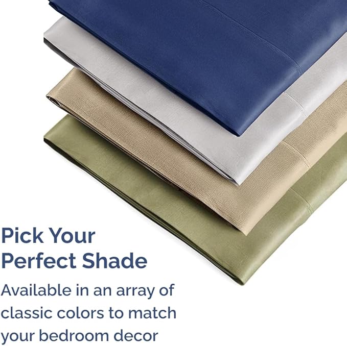 King Pillow Cases Set of 10 - Ultra Soft Hotel Quality Pillowcase Covers - Comfy & Wrinkle Free - Shrink, Stain and Fade Resistant - Machine Washable Pillow Protectors - 10 Piece Set - Heathered Grey
