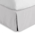 Bare Home King Bed Skirt - 15-Inch Tailored Drop Easy Fit - Bed Skirt for Beds - Center & Corner Pleats (King, Light Grey)