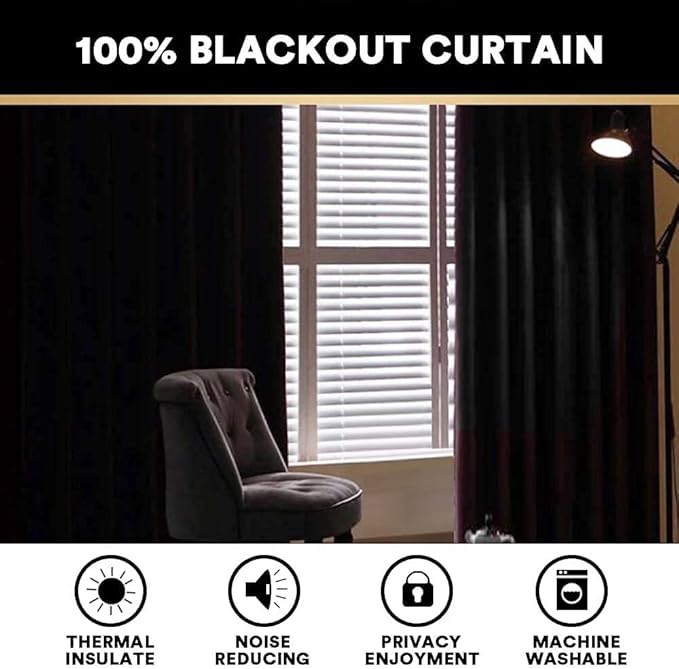 PrinceDeco Linen 100% Blackout Curtains 84 Inches Length 2 Panels Set Grommet Curtains for Living Room Bedroom Thermal Insulated and Room Darkening Linen Curtains with White Liner,Green Bay,W42 X L84