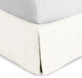 Bare Home Full Bed Skirt - 15-Inch Tailored Drop Easy Fit - Bed Skirt for Beds - Center & Corner Pleats (Full, Cream)