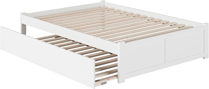 AFI Concord Platform Bed with Footboard & Trundle