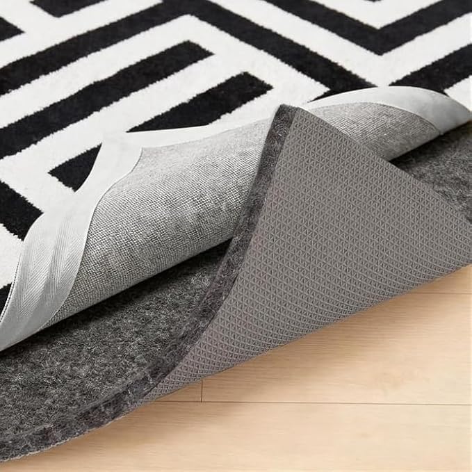 GORILLA GRIP Felt and Natural Rubber Stay in Place Slip Resistant Rug Pad, 1/4in Thick, 2x4 FT Protective Padding Under Area Rugs, Cushioned Gripper Pads, Carpet Runners, Hardwood Floors Protection