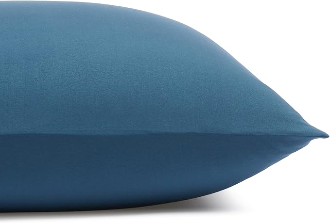 Amazon Basics Lightweight Super Soft Easy Care Microfiber 4-Piece Bed Sheet Set with 14-Inch Deep Pockets, Full, Dark Teal, Solid