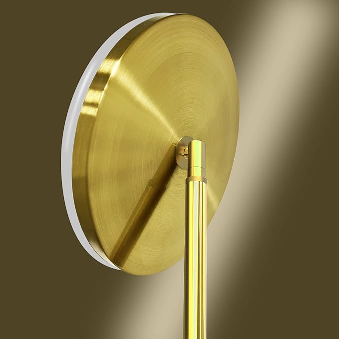 JOOFO Floor Lamp,30W/2400LM Sky LED Modern Torchiere 3 Color Temperatures Super Bright Floor Lamps-Tall Standing Pole Light with Remote & Touch Control for Living Room,Bed Room,Office (Brushed Gold)