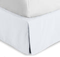 Bare Home Full XL Bed Skirt - 15-Inch Tailored Drop Easy Fit - Bed Skirt for Full Extra Long Beds - Center & Corner Pleats (Full XL, White)