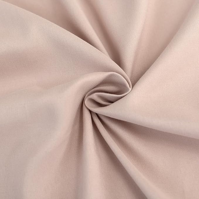 TSUTOMI Bed Skirt Queen Size Ruffled Bed Skirt with Split Corners, 16 Inch Drop Dust Ruffle Bed Skirts with Platform, Gathered Style, 100% Microfiber, Khaki