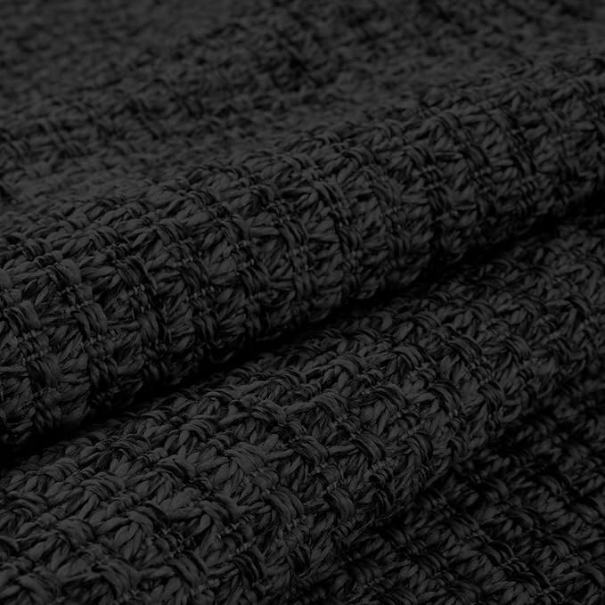 Easy Jute Rug 5x7 Indoor Outdoor Natural Rugs Solid Fiber Rug Woven Area Rug Boho Easy Clean Inside Carpet for Living Room Bedroom Dining Room Hallway or Outdoor Patio Porch (5 X 7 Dark Grey)