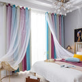 Star Kids Room Curtains - Light Blocking, 63 Inch Length, 2 Panels, 52 X 63 Inches