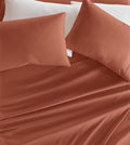 Linen Market Bed Sheets for California King Size Bed (Clay) - Sleep Better Than Ever with These Soft and Cooling California King Sheets - Deep Pocket Fits 16" Thick Beds - 4 Piece Cal King Sheet Set