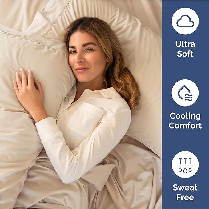 Cal King 6 Piece Sheet Set - Cooling, Comfy & Breathable - Hotel Luxury Bedding, Includes Fitted Sheet for Women, Men, Kids & Teens - 1 Flat, 1 Fitted Sheet, 4 Pillowcases with Deep Pockets - Wheat