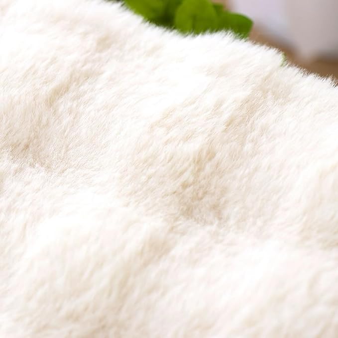 Nightstand Dust Cover Bedside Table Mat lint-Pink