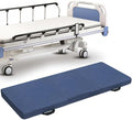 Foldable Fall Protection Mat for Elderly Blue Waterproof Non Slip Floor Mats with High-Resilience Foam 72 * 24 * 2 Inch Bedside Floor Mats for Elderly, Handicap, Senior