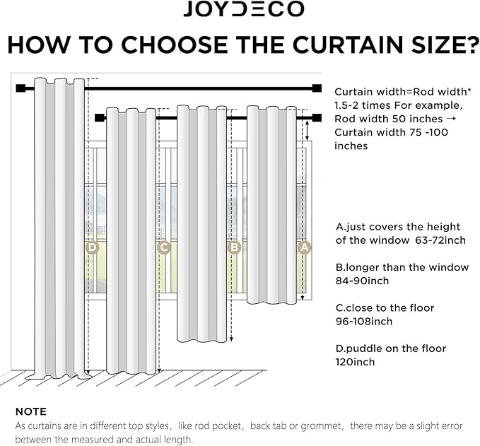 Joydeco Linen Blackout Curtains for Bedroom - 100% Light Blocking 1 Panels, Light Grey Drapes 100" W x 120" L, Thermal Insulated Room Darkening Curtains for Living Room, Rod Pocket & Back Tabs