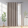 100% Blackout Curtains 72 Inch Length 2 Panels Set, Black Out Curtains for Living Room, Beige Thermal Insulated Grommet Drapes Bedroom Luxury Decor Privacy(70W × 72L inch, Beige)