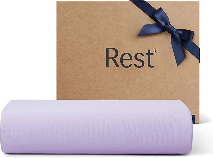 REST® Evercool®+ Top Sheet, Full/Queen Size, Lavender Breeze, 93"X108" (1 Flat Sheet only)