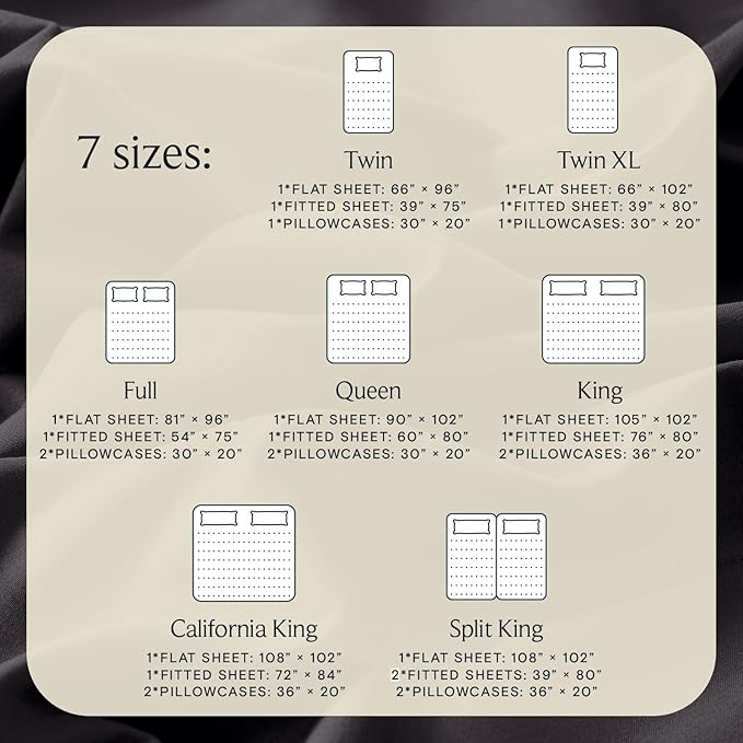 LuxClub 4 PC Full Sheet Set, Deep Pockets Wrinkle Free Cooling Bed Sheets Hotel Bedding for Women, Men, Kids & Teens, Includes 1 Fitted Sheet, 1 Flat Sheet and 2 Pillowcases-Black