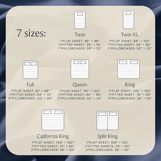 LuxClub 3 PC Twin Sheet Set, Deep Pockets Wrinkle Free Cooling Bed Sheets Hotel Bedding for Women, Men, Kids & Teens, Includes 1 Fitted Sheet, 1 Flat Sheet and 1 Pillowcase-Silky Soft Navy