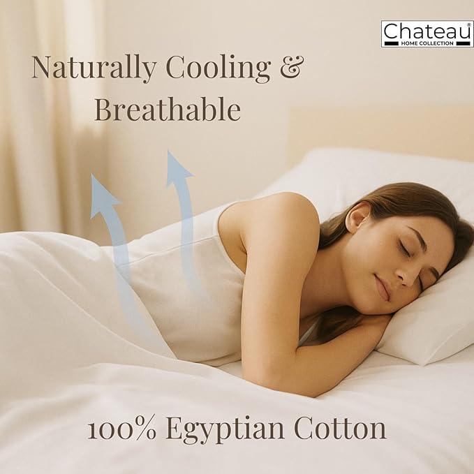 400 Thtread Count twinSize Bed Sheets, 100% Egyptian Cotton twinSheets Set With 1 Flat Sheet Fitted Sheet & Pillowcase, Soft Sateen Weave Fits Upto 17", Machine Washable & Naturally Cooling - Silver