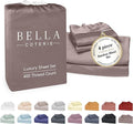 Bella Coterie Luxury Bamboo Viscose King Size Sheet Set | 100% Organically Grown | Ultra Soft | Cooling for Hot Sleepers | 18" Deep Pocket [Mocha]