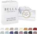Bella Coterie Luxury Bamboo Viscose King Size Sheet Set | 100% Organically Grown | Ultra Soft | Cooling for Hot Sleepers | 18" Deep Pocket [White]
