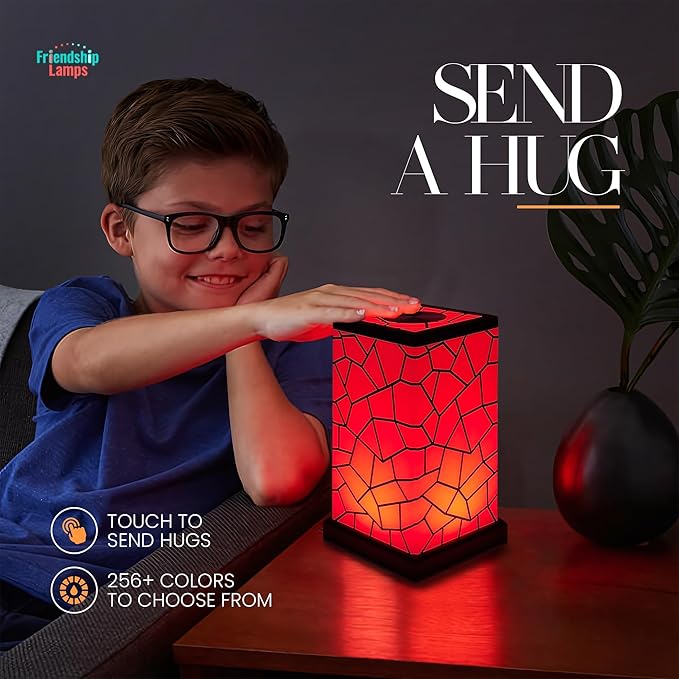 Friendship Lamp® by Filimin Classic - Best Friend Lamps Wi-Fi Touch Lamp LED Light for Long-Distance, Connection, Relationship, Friendship, Gifts, Love, 200+ Colors, App Setup - Set of 6