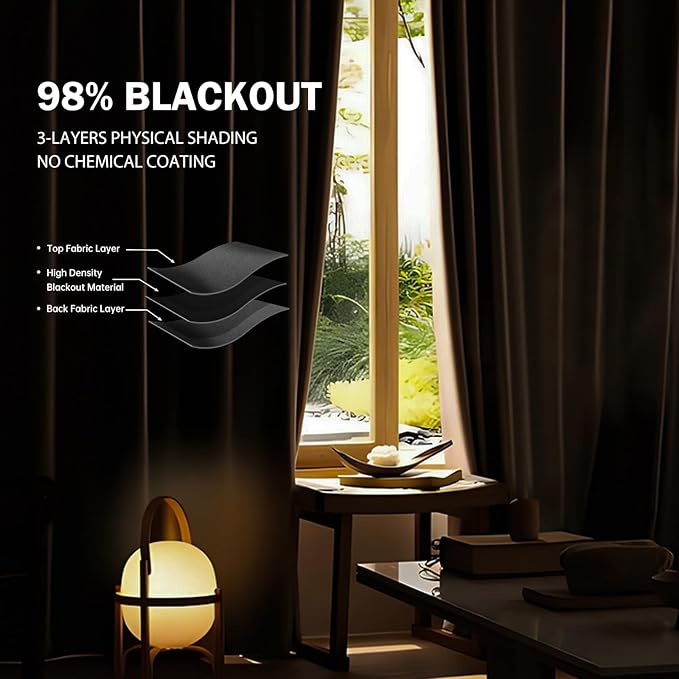 Room Divider Ceiling Mounted Curtains Track Sets Extra Wide Blackout Curtain Flexible Tracks for Bedroom Privacy Partition Separator, 1 Panel Grey Drape and White Rail, W10 x H8ft